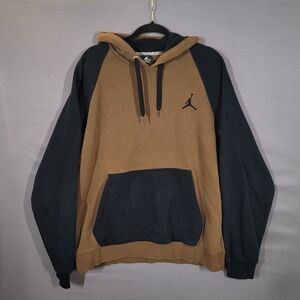 Air Jordan Flight Hoodie Men’s XL | Brown Black Pullover Jumpman Hoodie